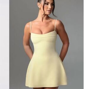 Elegant Cream Mini Dress